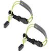 RORPOIR Fascia Riflettente per Gamba Bici, Elastica, Regolabile, Gialla | Nailon, per Mountain Biking e Spostamenti Serali, Vestibilità Confortevole, Accessorio Visibilità