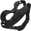 SAFIGLE Maschera Protettiva Mezza Faccia per Calcio e Sport, PVC Nero | Copertura Superiore del Viso, Design Traspirante, Protezione Urti, Uso Versatile per Partite