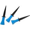 GALPADA 3 Pezzi Tee da Golf in Gomma e Plastico Blu, 58mm, Supporto Elastico per Allenamento Indoor e Outdoor