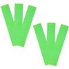 SHINEOFI 6 Pezzi Marcatori Rettangolari in PVC per Campo da Tennis, Verde | Uso Multiplo, Impermeabili e Facili da Posare, per Allenamento Sportivo All'aperto