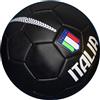 CCB Pallone da Calcio Italia - Taglia 5 - Idea Regalo (Nero)