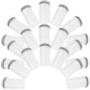 Toyvian 50 Pezzi Punte Sostituibili per Stecca da Biliardo 13mm | Protezione della Punta, Previene le Spaccature, per Giochi di Biliardo e Pool, Adatta a Stecca da 13mm