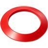 Milageto Marcatore per Silicone con Foro Centrale E Bordo di Accessorio per Allenamento Putting con Installazione Rapida Adatto per Prato Outdoor E Tappeto, Rosso