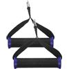 UKCOCO Gym Equipment Attachments Handle Maniglie per Fasce di Resistenza in PP e Webbing, Ergonomiche, Antiscivolo, per Allenamento a Casa e Pulldown, per Principianti e Professionisti