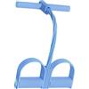 ZUFUMI Corda di tensione multifunzione - 6 tubi elastici per pedali, fascia di resistenza con manico per addome/vita/braccio/gamba, stretching dimagrante
