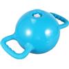 TOYANDONA Kettlebell Fitness Regolabile Doppie Maniglie e Base Piatta | PVC Blu, Portatile e Adatto a Casa o Ufficio, per Pilates e Allenamento Controllato
