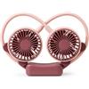 Generic Ventilatore da Collo, Ventilatore da Collo a Mani libere USB Ricaricabile(A)