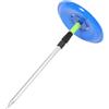 PRETYZOOM Contenitore Magnetico da Pesca, Vassoio Singolo | Supporto con Inserto a Terra, Plastica e Acciaio Inossidabile, Blu, Stile Moderno, Uso Versatile