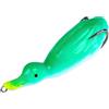 MUCKLILY Esca Morbida Anatra Finta da Pesca Verde, Design Realistico | Anti Morso, Attrazione Pesci, Metallo e Plastica, per Pesca All'aperto e Traina in Mare
