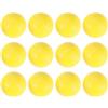 VOSAREA Palline da Golf 12 Pezzi in Schiuma Gialla per Allenamento Indoor | Swing e Putt, Resina Sintetica e Gomma Sintetica, Uso Giochi al Chiuso