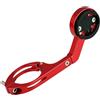 JOINPAYA Supporto per Ciclocomputer Estensore in Lega di Alluminio Rosso, Leggero e Facile da Installare, per Bicicletta e Torcia Elettrica
