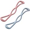 ULTECHNOVO Barra Pilates 2 Pezzi in Tpe, Elastica, Portatile per Yoga | Kit, Fitness Trazione Leggero e Confortevole, Pelle Sport all'Aperto e Varie Occasioni