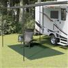 Plumbpyr Tappeto per tenda in HDPE, 250 x 200 cm, verde, con occhielli, resistente alle intemperie, traspirante, facile da tagliare, ideale per campeggio, outdoor, trekking e festival