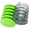 Gadpiparty Organizzatore per Filo da Pesca a 4 Strati, Verde, Rotondo | Acqua Dolci e Salate, in Silicone e Pc, Leggero e Robusto, Accessorio per Esperti e Principianti Colore Casuale
