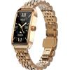 findtime Fitness Tracker da donna, elegante, oro rosa, smartwatch con monitoraggio del sonno, frequenza cardiaca, contapassi, contacalorie, ciclo mestruale, orologio di lusso da donna
