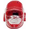 Baoblaze Casco da Traspirante | Fissaggio Regolabile a Strappo, Casco da con Maschera Trasparente, Ampia Copertura del, Rosso, XS