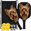 FRODOTGV Silky Tiny Companion Dog - Pagaia a bassa vibrazione per pickleball | set de palas de pickleball per adulti uomini donne
