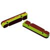 Ashima Coppia Ricambio Pattini Corsa Team carb Campagnolo® - per Carbonio (Pattini) / Pair Skates Road Team carb Campagnolo® - for Carbon (Brake Pads)