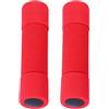 JOINPAYA 2 Pezzi Manubri da Donna 0,5kg Ciascuno in Ferro e Schiuma Rossa | Coppia per Allenamento, Presa Antiscivolo, Adatti a Esercizi Femminili, Supporto per Tonificazione