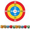 MABAO Boccia Set di bocce per interni morbidi, set bocce, 1 disco bersaglio con 10 palline di sabbia (colore casuale)