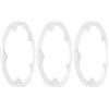 DEARMAMY 3 Pezzi Protezione per Corona Bici a 5 Fori in Plastica per Catena | Adatta a Bici da Montagna e Uscite All'aperto, Resistenza All'usura, Montaggio Semplice, Protezione della Corona