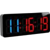Glaeptio Orologio da Parete da 12,4 Pollici con Timer da Palestra a LED con | Modalità Conto Alla Rovescia e Intervallo, Cicalino da 85 DB, luminosità Regolabile, Supporto a Parete in ABS