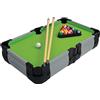Schildkröt Mini Billiard, Tavolo da Biliardo con 2 Stecche e 16 Palline da Biliardo, Triangolo per Disposizione, Perfetto Divertimento per Ogni Occasione, per Bambini dai 5 Anni in Su, 970311