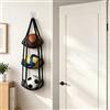 Generic 3-4 Tier Hanging Ball Organizer Mesh Wall Mount Sport Ball Holder Per Basket Calcio Pallavolo Garage