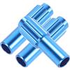 Toyvian 3 Pezzi Vite di Regolazione Cambio Bici Vite di Regolazione Freno Bici Lega di Alluminio Blu per Biciclette e Motociclette e Installazione Facile
