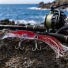 Generic 1 confezione di esche artificiali a lento affondamento a forma di calamaro luminoso a forma di polipo, esca lunga per pesca in acqua salata in mare aperto, 05