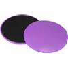 Generic Core Sliders per allenamento da 17,5 cm, confezione da 2 dischi per esercizi su entrambi i lati, dischi per allenamento fitness, dischi di forza per tappeti da palestra, pavimenti in legno, viola