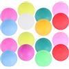 DEARMAMY 150 Pezzi Palline da Ping Pong Colorate 40mm, in PP | Design Multicolore Opaco, Facili da Usare e Riporre, per Attività Festive e Giochi in Casa