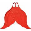 SheerFaring Pinna da Nuoto Monopinna Gomma Comfort Adattabile per Adulti per Allenamento Immersione Piscina Mare Sport all'Aperto Adatta per Sport Acquatici, Rosso Corallo, S