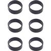 Vexandrie Retenzioni per Immersione per l ' addestramento subacqueo | Supporti cintura pesi, set 6 supporti in gomma EPDM, diametro interno 32 mm, accessori ricambio elastici