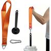 Yilceemy Cintura da allenamento per braccio, Fascia da allenamento per presa, Cintura per allenamento, per allenamenti di polsi, avambracci e bicipiti Compatibile (colore arancione)