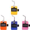 DEARMAMY 4 Pezzi Contatore Manuale Mini Colorato in Plastica | Uso in Ufficio e Statistiche, Leggero e Portatile, Design Adorabile, Conteggio Accurato