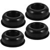 HAKIDZEL 4 Pezzi Connettore per Sacco da Boxe Oscillante Tappo Plastico Nero | Ricambio per Base Verticale, Giunto per Sacco di Sabbia, Uso Arti Marziali e Allenamento, Nero