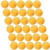 JECOMPRIS 30 Pezzi Palline da Ping Pong per Allenamento con Fori, Arancioni | Plastica con Tappo in Silicone, Leggere e Portatili, per Gioco Ricreativo e Pratica Tavolo