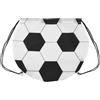 Generic Borsa rotonda da basket con coulisse per adulti borsa impermeabile zaino da baseball per uomo donna sport coulisse Goodie Bags, Calcio, Small, Sportivo