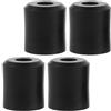 ULTECHNOVO 4 Pezzi Supporto da Parete in Gomma Nero per Snowboard Verticale | Casa e Negozio, Montaggio Semplice, Design Salvaspazio, Adatto Singola