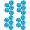 SWETRACE 20 Pezzi Pallina da Allenamento Pickleball Cavo 74mm 40 Fori Blu | Pe, Design a Flusso D'aria, Controllo e Colpi Silenziosi, per Indoor Training e Outdoor Play