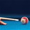 Generic Palla da biliardo in resina per allenamento biliardo, 57,2 mm, 52,5 mm, per biliardo americano e snooker britannico