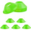 Generic 15 coni da calcio per allenamento sportivo, mini coni da calcio flessibili per agilità, coni da allenamento per calcio, basket, corsa, esercitazioni, giochi sportivi, coni da campo per pratica (verde)