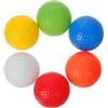 TEHAUX 22 Pezzi Pallina da Golf Cava Doppio Strato in PP | Pratica Ovunque, Morbida e Flessibile, Sicura su Mobili e Vetri, Uso Interno Colore Casuale