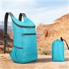 Generic Zaino pieghevole ultraleggero, zaino da viaggio in poliestere resistente, tasche colorate con cerniera, design leggero portatile, per escursioni, campeggio, avventure all'aria aperta, trave