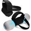 PLAFOPE Cavigliere Pesi Regolabili, Cinghie per Manubri Nere | Dumbbell e Altri Pesi, Fitness e Leg Raise, Compatibilità Ampia, Struttura Heavy-duty