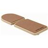 rockible 2 Pezzi Pedana di Equilibrio con Barre Regolabile Tavoletta Propriocettiva in Legno Portatile Atzzo Fitness per Sportivi