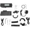 LIYJTK Set GPS 3 in 1 per fanale Posteriore per Bici, Altoparlante, Tipo C Ricaricabile