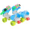 TOYANDONA Scarpe a Rotelle a Regolabili per Principianti | Uso Interno ed Esterno, Struttura e Stabile, Plastica e Acciaio Inox, 18-23cm