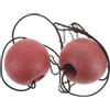 GALPADA 2 Pezzi Boa di Ancoraggio Galleggiante Rossa con Clip in Metallo | Pvc, Strisce Riflettenti, 80x9x9cm, per Yacht Piccoli e Uso in Piscina